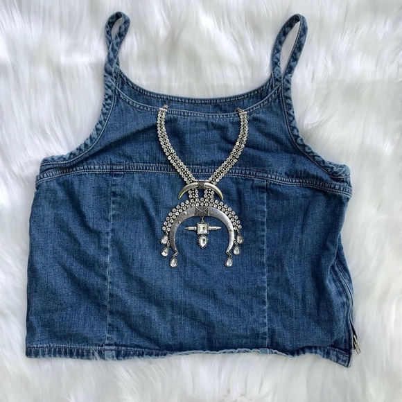 Tops - Women’s Jean Crop Top